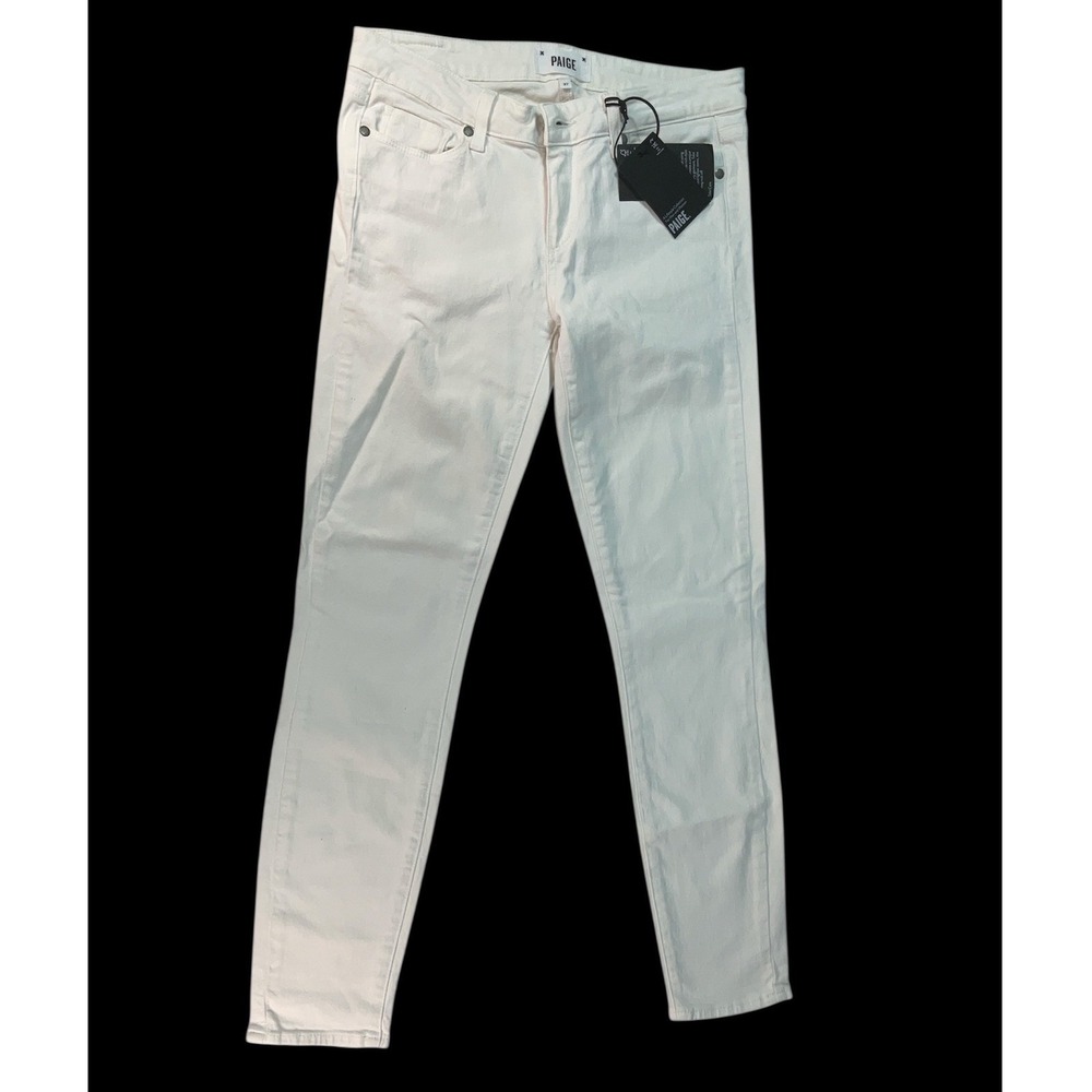 Paige White Denim Jeans Women's Size 27 New With Tags Slim Straight Premium